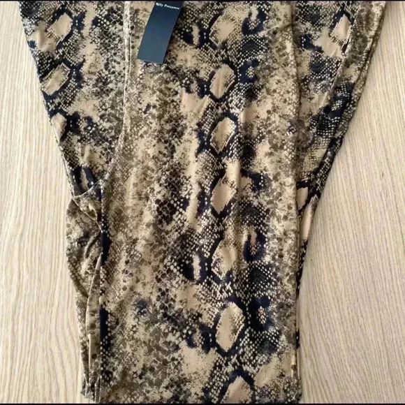 🆕Boho Vibes Toast Snake-Pattern Flared Pants M🆕 - Picture 6 of 7